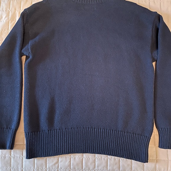 Vintage Polo Ralph Lauren NYC Sweater, Men’s L, Navy Blue. Authentic. - Picture 6 of 9